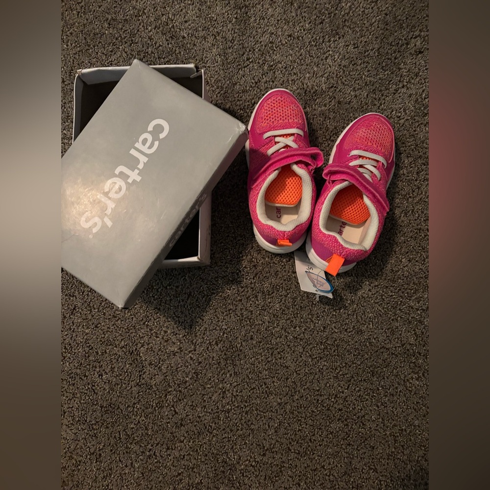 Brand New Girls Carter’s Gym Shoes Size 12